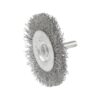 Щетка дисковая MASTERTOOL из рифленой проволоки 60 мм со стержнем 1/4" 19-9806