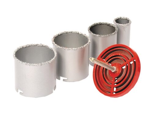 Набор корончатых сверл для плитки GRANITE 4 шт 33-73 мм вольфрамовое напыление 2-08-004
