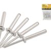 Заклепки алюминиевые вытяжные MASTERTOOL 4.8х12.70 мм 50 шт 20-0650