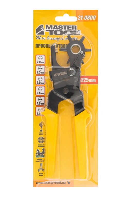 Просекатель отверстий MASTERTOOL револьверный 2-4.5 мм 225 мм 21-0800 — изображение 6