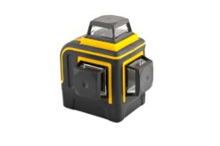 Уровень лазерный MASTERTOOL 10 м ±0.2 мм/м 3 гол H/V/H+V H360°/2хV360° ±3° RED/635 нм класс II IP54 Li-ion/ААх3 сумка 30-1912