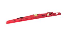 Уровень каменщика ударный MASTERTOOL 60 см с зеркалом 2 капсулы 0.5 мм/м 0.03° фрезерованная поверхность 33-0602