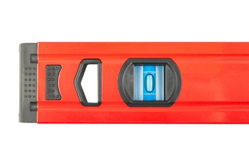 Уровень строительный MASTERTOOL ПРОФИ 40 см 2 капсулы 0,5 мм/м 0,03° фрезерованная поверхность/желоб для труб 37-0403 — изображение 6
