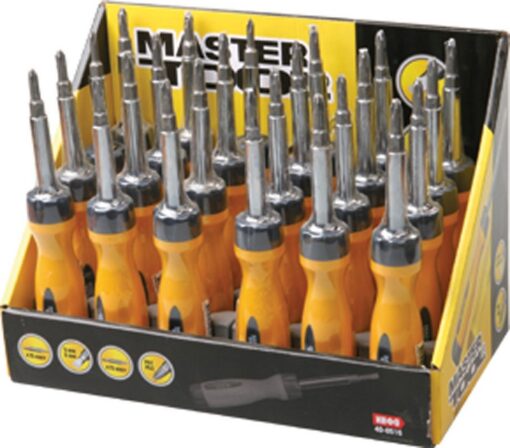 Отвертка MASTERTOOL 4-В-1 PH1-PH2/SL5-SL6 75 мм 40-0516 — изображение 2