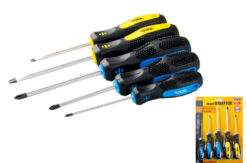 Отвертки MASTERTOOL набор 5 шт PH0х75/PH1х75/PH2х100/SL5х75/SL6х100 40-1505