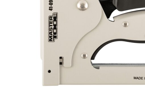 Степлер рессорный MASTERTOOL скоба R53 4-14мм плавная регулировка силы удара, корпус металл 41-0904 — изображение 4