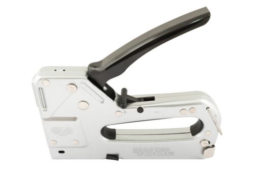 Степлер рессорный MASTERTOOL 3-В-1 скоба R53 4-14мм/R13 6-14 мм/шпилька 14мм корпус металл 41-0909 — изображение 3