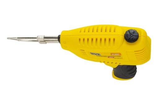 Паяльник импульсный MASTERTOOL с трансформатором 3 режима 200 Вт/220-240 V/50 Hz 0-500°С LED пластиковый кейс/аксессуары 44-0002 — изображение 2
