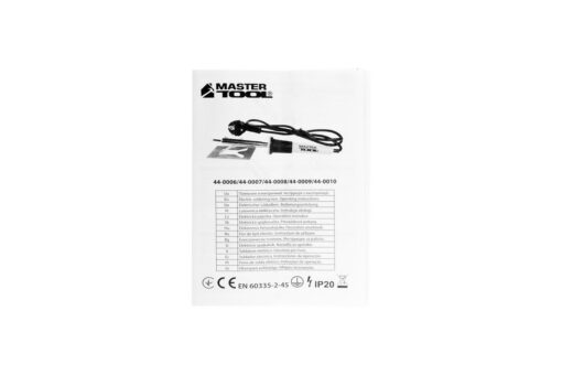 Паяльник электрический MASTERTOOL 30 Вт 220V/50Hz 280°С 44-0006 — изображение 3