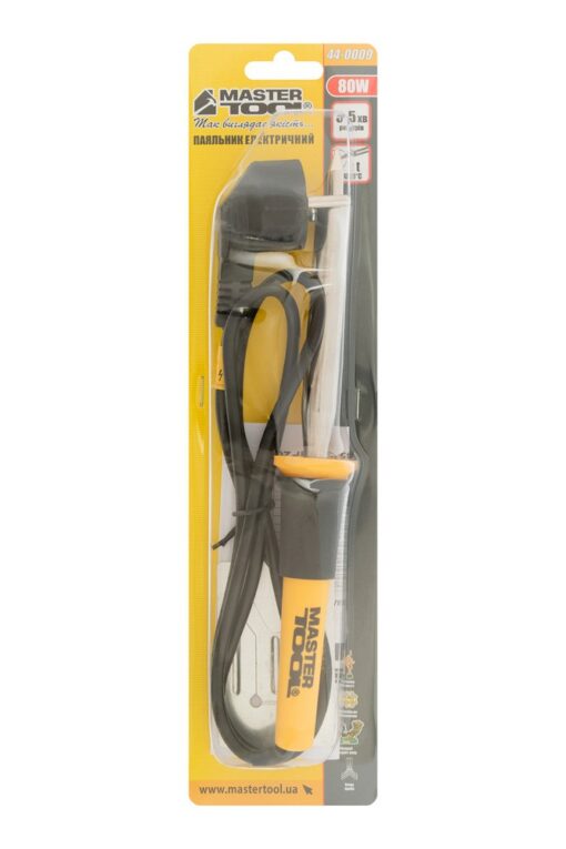Паяльник электрический MASTERTOOL 80 Вт 220V/50Hz 400°С 44-0009 — изображение 3