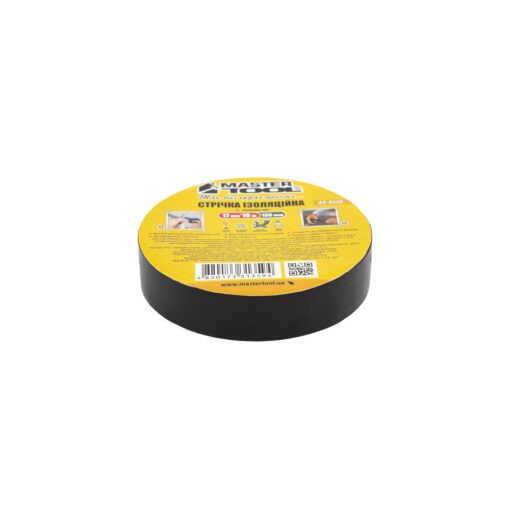 Лента изоляционная MASTERTOOL 17 мм 10 м 10 шт черная 44-9110