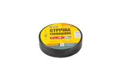 Лента изоляционная MASTERTOOL 17 мм 20 м 10 шт черная 44-9120