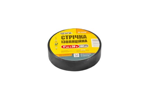 Лента изоляционная MASTERTOOL 17 мм 20 м 10 шт черная 44-9120