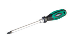 Отвёртка крестовая магнитная MASTERTOOL HEXAGON РН3х150 мм ручка с TPR покрытием 45-8315