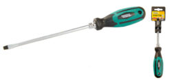 Отвёртка шлицевая магнитная MASTERTOOL HEXAGON SL5х150 мм ручка с TPR покрытием 45-8515