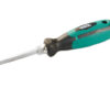 Отвёртка шлицевая магнитная MASTERTOOL HEXAGON SL6х100 мм ручка с TPR покрытием 45-8610