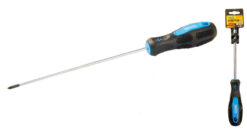 Отвёртка крестовая магнитная MASTERTOOL PH0х150 мм ручка с TPR покрытием 48-5015