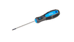 Отвёртка крестовая магнитная MASTERTOOL PH0х75 мм ручка с TPR покрытием 48-5075