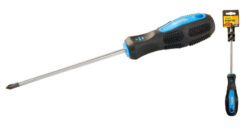 Отвёртка крестовая магнитная MASTERTOOL PH1х125 мм ручка с TPR покрытием 48-5112