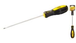 Отвёртка шлицевая MASTERTOOL SL3х125 мм ручка с TPR покрытием 48-5312
