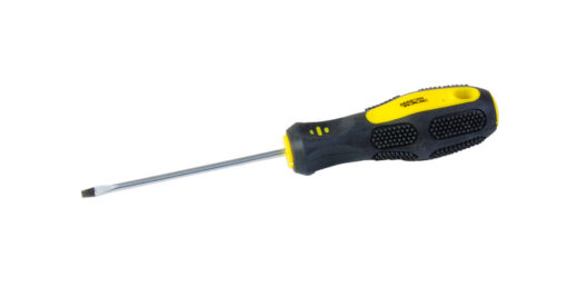 Отвёртка шлицевая MASTERTOOL SL3х75 мм ручка с TPR покрытием 48-5375