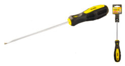 Отвёртка шлицевая MASTERTOOL SL4х150 мм ручка с TPR покрытием 48-5415