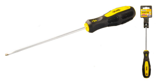 Отвёртка шлицевая MASTERTOOL SL4х150 мм ручка с TPR покрытием 48-5415