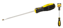 Отвёртка шлицевая MASTERTOOL SL5х150 мм ручка с TPR покрытием 48-5515
