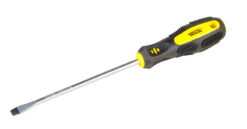 Отвёртка шлицевая MASTERTOOL SL6х150 мм ручка с TPR покрытием 48-5615