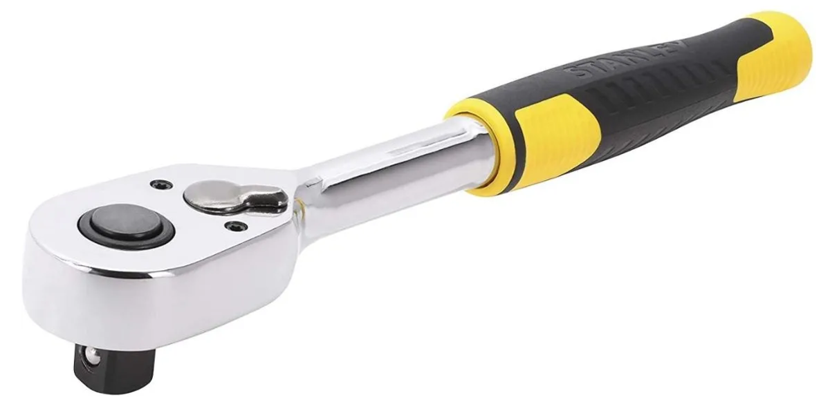 Тріщатка STANLEY : квадрат 1/2", 72 Зубці. крок 5°, швидковстановна. - Зображення 2