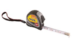 Рулетка MASTERTOOL 3 м 16 мм фиксатор полотна покрытие TPR 63-3016