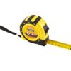 Рулетка MASTERTOOL 8 м 25 мм с магнитами 2 фиксатора кнопка STOP покрытие TPR нейлоновое покрытие 64-8025