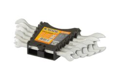Ключи рожковые MASTERTOOL SATIN FINISH набор 6 шт (6х7 - 16х17 мм) 31CRV3 DIN3110 70-2106
