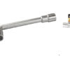 Ключ торцевой с отверстием L-образный MASTERTOOL 18 мм CRV 73-4018