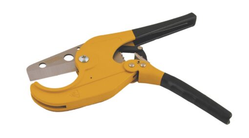 Труборез для пластиковых труб MASTERTOOL 3-63 мм лезвие SS ручки с TPR покрытием 74-0313