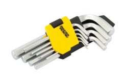 Ключи шестигранные MASTERTOOL CrV 1,5-10 мм 45/112 мм набор 9 шт 75-0955