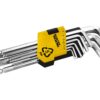 Ключи шестигранные с шариком MASTERTOOL CrV 1,5-10 мм 74/172 мм набор 9 шт 75-0957