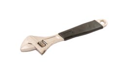 Ключ разводной MASTERTOOL 250 мм 0 - 30 мм C45/Ni рукоятка с TPR накладкой 76-0123