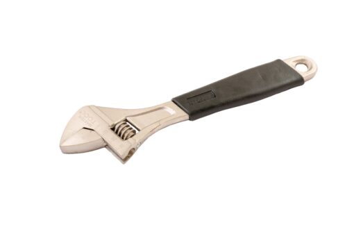 Ключ разводной MASTERTOOL 250 мм 0 - 30 мм C45/Ni рукоятка с TPR накладкой 76-0123