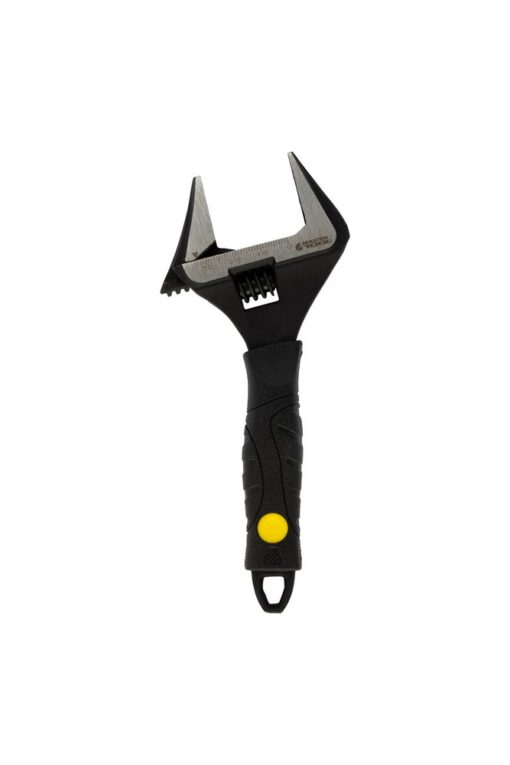 Ключ разводной MASTERTOOL 150 мм 0 – 35 мм тонкие губки CrV рукоятка с TPR накладкой 76-0321 — изображение 2