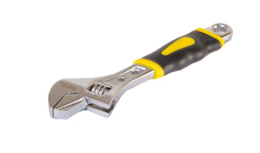 Ключ разводной MASTERTOOL 150 мм 0 – 24 мм переставная губка CrV рукоятка с двухкомпонентной накладкой 76-0421