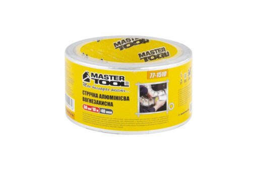 Лента алюминиевая огнезащитная MASTERTOOL UL 510 t 160°C 50 мм 10 м 77-1510