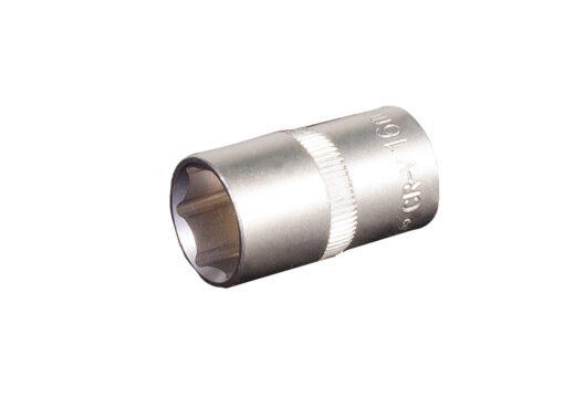 Головка торцевая 6-гранная MASTERTOOL ½" 16 мм L 40 мм CrV 78-0016