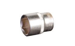 Головка торцевая 6-гранная MASTERTOOL ½" 22 мм L 40 мм CrV 78-0022