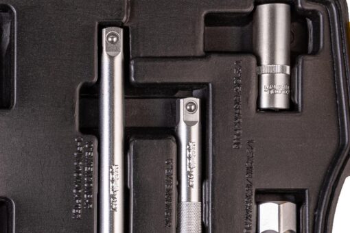 Набор инструментов MASTERTOOL PROFI ½" 32 шт 8-32 мм CrV50BV30 противоударный кейс 78-4032 — изображение 5
