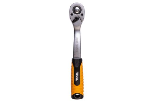 Набор инструментов MASTERTOOL PROFI ½" 24 шт 10-32 мм гнутый вороток CrV50BV30 металлический кейс 78-4125 — изображение 6
