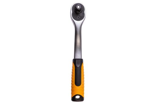 Набор инструментов MASTERTOOL PROFI ½" 24 шт 10-32 мм гнутый вороток CrV50BV30 металлический кейс 78-4125 — изображение 7
