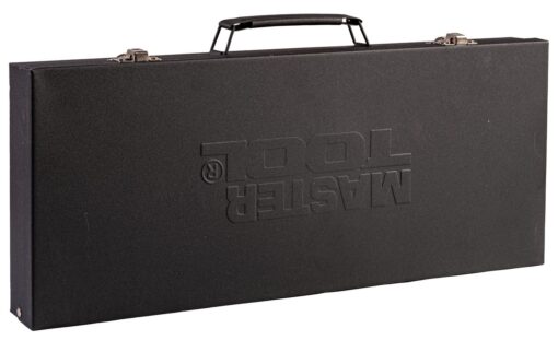 Набор инструментов MASTERTOOL PROFI ½" 26 шт 8-32 мм телескопическая трещотка CrV50BV30 металлический кейс 78-4126 — изображение 10