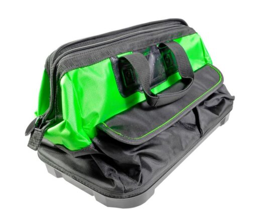 Сумка для инструментов MASTERTOOL 460х250х300 мм 8 карманов пластиковое дно 1680 DEN 79-1918 — изображение 2