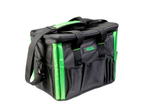 Сумка для инструментов MASTERTOOL 360х270х240 мм 23 кармана усиленное дно съемный ремешок 1680 DEN 79-1935 — изображение 3